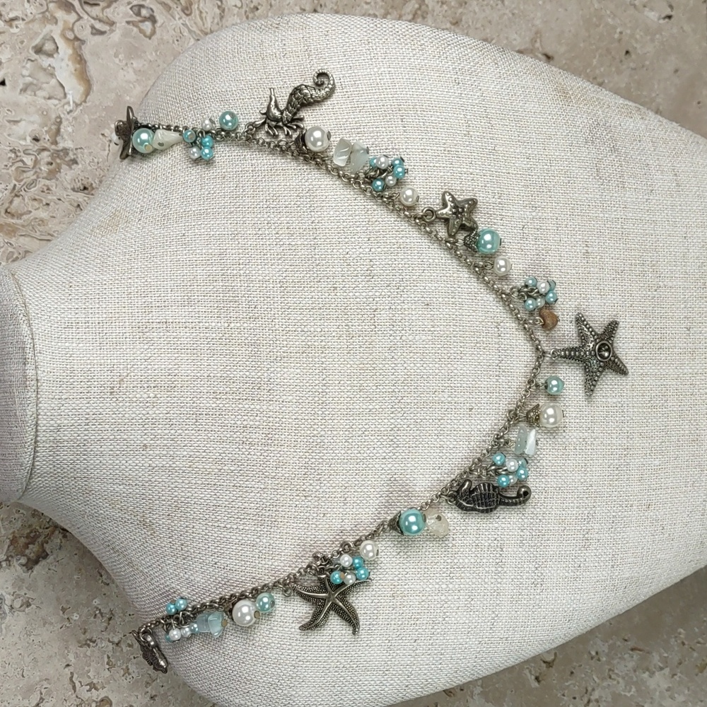 Ocean Themed Charm Necklace